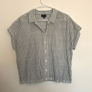 Who What Wear Linen Top